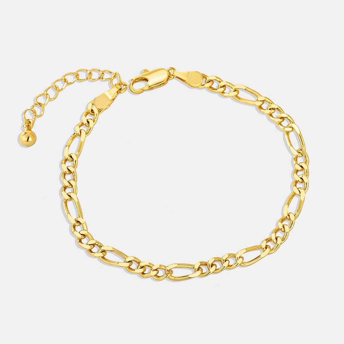 Trendy Chain Gold Plated Bracelets