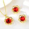 Radiant Red 2 Piece Necklace