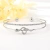 Silver Starlight Cubic Zirconia Bangle