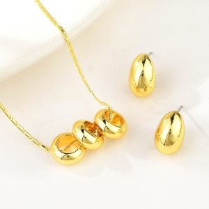 Fiery Flicker Gold Necklace