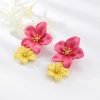 Pink Petal Fashion Earrings
