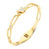 Butterfly Bracelet -18K Gold Plated Steel