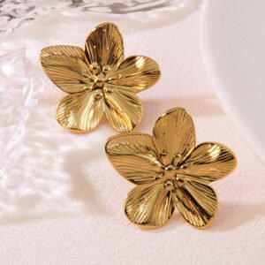 Pastoral Streetwear Flower Earrings