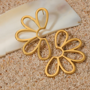 Artistic Flower Hollow Out Earrings