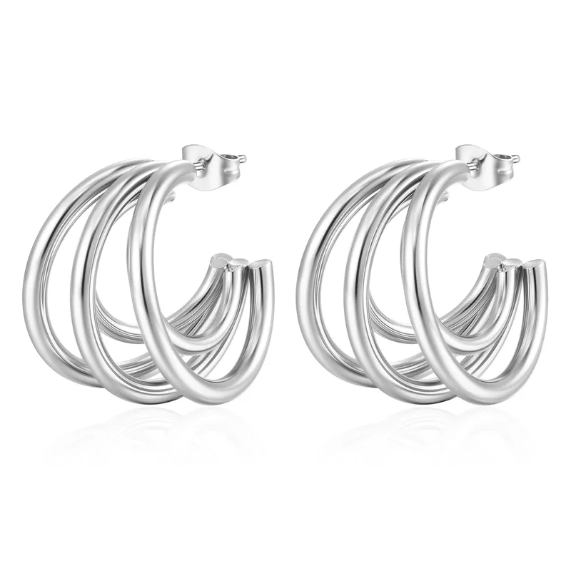 Moonlit Silver Elegance Earrings