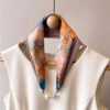 Classic Satin Silk Scarves - Multi