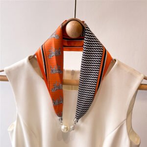 Classic Satin Silk Scarves